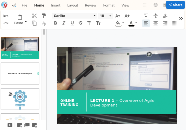 Presentation Editor